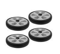Homoyoyo 4pcs Heavy Duty Shopping Cart Wheels Replacement, Stable Plastic Casters for Grocery Trolley and Home Furniture, Quiet Rollers Suitable for Supermarket and Shopping Trolley Repair
