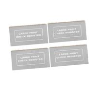 Homoyoyo 4pcs High Contrast Easy to Read Design with Date Section Portable for Office Home Travel for Low Vision Users