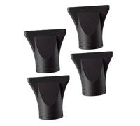 Homoyoyo 4pcs High Temperature Duck Mouth Wind Mouth Blow Dryer Diffuser Hair Blower Concentrator Hair Dryer Concentrator Nozzle Narrow Replacement Part Black Nylon