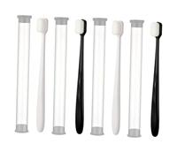 Homoyoyo 4PCS Household Supple Toothbrushes for Adults Micro Nano Bristle Design for Sensitive Gums Ergonomic Non Slip Handle Daily Essentials for Weak Teeth Care