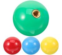 Homoyoyo 4pcs Joystick Ball Replacement Top Handle for Arcade Game Controllers, Solid Rocker Heads in Red Yellow Blue Green, Suitable for Game Machines and Fighting Simulators