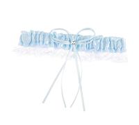 Homoyoyo 4pcs Lace Bride Bowknot Garter Leg Band Comfortable Wedding Accessories for Bride for Engagements Anniversaries and Special Occasions Classic Style Keepsake