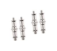 Homoyoyo 4pcs Male Threaded Screw Adapter Spigot for Flash Light Stand Light Stand Screw for Adapter