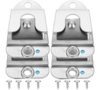 Homoyoyo 4pcs Mic Hanger Clips with Screws for Mobile Microphone Mounting, Universal Cb Radio Accessories and Ham Radio Holder, Compatible with Sm50 Gm950 Gm300 Models for Vehicle Use