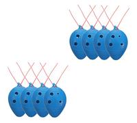 Homoyoyo 4Pcs Mini 6-Hole Ocarina Set for - Lightweight Plastic Musical Instruments in Assorted Colors Perfect for Beginners Early Learning and Creative Play