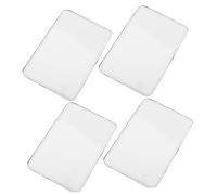 Homoyoyo 4pcs Mobile Phone Card Holder Heat Transfer Adhesive Back Sticker Phone Wallet Sleeve Credit Card Slot Scratch Protection Compatible Smartphone Models