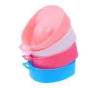 Homoyoyo 4pcs Nail Soak Bowl Manicure Soak Bowl for Nail Tips Practical Manicure for Salon Use for Hand Care and Removal