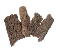 Homoyoyo 4pcs Natural Cork Bark Climbing Platform for Reptiles Terrarium Decor and Secure Hide for Lizards Spiders and Small Pets Unique Random Shapes Approx