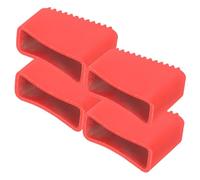 Homoyoyo 4Pcs Non-Slip Ladder Feet Covers Rubber Pads Anti-Skid Ladder Foot Mats for Extension and Step Floor Protection and Stability