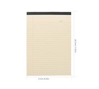 Homoyoyo 4pcs Planning Notepad Portable Memo Pad A4 Size Thick Paper Tearable Design Convenient to Carry Beige Paper Office Diary and Schedule Book