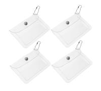 Homoyoyo 4pcs Purse and Mini Notebook Protector Lightweight and Compact Organizing Pouches for Students and Office Workers Card Bag for Versatile Storage