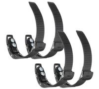 Homoyoyo 4pcs Roller Skate Buckles Replacement Straps for Inline and Ice Skates, Plastic Fixing Buckle Accessories Kit for ’ Skating Shoes