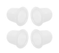 Homoyoyo 4Pcs Silicone Cupping Massage Set Portable Manual Suction Vacuum Cupping Cups for Home Therapy Supple Silicone Facial and Body Device