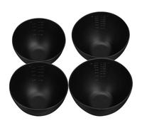 Homoyoyo 4pcs Silicone Facial Mask Mixing Bowls Set for Estheticians with Soft Silicone Material, Stackable Design, Suitable for Skincare Routine and Beauty Applications, Includes Large