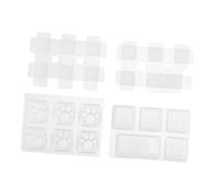 Homoyoyo 4pcs Silicone Key Mold for Mechanical Keyboard Keycaps with High Mirror Surface and Good Transparency, DIY Crafts Making Tool for Custom Mechanical Keycap Casting