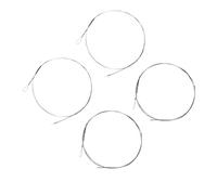 Homoyoyo 4pcs Sturdy Erhu Strings Kit Metal Wire, Easy to Use and Replace, Assorted Colour Set for Professional Erhu Playing and Musical Instrument Accessories Random Color