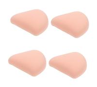 Homoyoyo 4Pcs Supple Makeup Powder Triangle Shape Durable Practical for Wet Dry Application for Home Travel Use for Face Powder Foundation