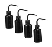 Homoyoyo 4Pcs Tattoo Wash Bottles Eyelash Cleaning Squeeze Bottles Leakproof Portable with Scale for Salon Home Plant Watering