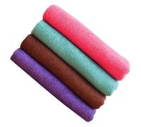 Homoyoyo 4Pcs Thick Microfiber Cleaning Cloths Multipurpose Kitchen Dish Towels for Washing Dishes Glassware and Car Cleaning Reusable Scratch-resistant Multipurpose Washcloths