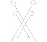 Homoyoyo 4Pcs Threading Apparatus Sewing Needle Inserter Set, Long Drawstring Threader Tool 17.5Cm 27Cm for Hand Embroidery and Sewing Machine Thread Guide