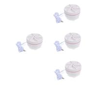 Homoyoyo 4pcs Turbine Washer Portable Mini Laundry Machine Compact Travel Spin Dryer Hand Wash Socks Washing Tub