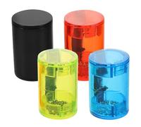 Homoyoyo 4pcs Ukulele Finger Shaker Set, Colorful Plastic Music Sand Bells Percussion Instruments for Guitar, Banjo, Bands and Performances, Suitable for Music Education and Stage Use