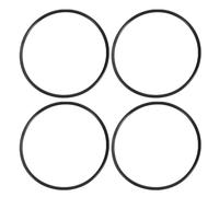 Homoyoyo 4pcs Universal Silicone Water Filter Sealing Rings for Home Use, Easy Maintenance, Black Washer Replacement Compatible with 20-inch Water Purifier Filter Bottles