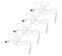 Homoyoyo 4pcs USB Charging Cable for Water Flosser Portable Cord Lightweight Stable Power Supply Compact Travel Ready Compatible with Oral Irrigator Home Use