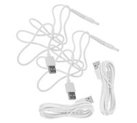 Homoyoyo 4pcs USB Charging Cables for Cordless Water Flosser Replacement Cord Fast Charge Stable Power Supply Durable Compatible with Portable Oral Irrigator