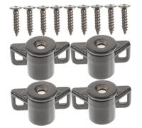 Homoyoyo 4pcs Vintage Magnetic Cabinet Latches Thickened Alloy Strong Door Magnets for Cupboards Closets Furniture Pantry French Doors