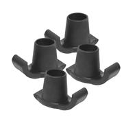 Homoyoyo 4Pcs Walker Ski Glides Durable Slip Replacement Accessories for Walkers Lightweight and Easy to Install for Smooth Movement and Sidewalks