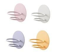 Homoyoyo 4pcs Wall Mounted Makeup Sponge Holder Beauty Sponge Rack for Stable Storage and Drying Space Saving Makeup Puff Organizer with Strong Bearing Capacity Decorative for Bathroom
