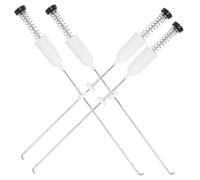 Homoyoyo 4pcs Washing Machine Shock Absorber Balance Rod Stainless Steel White Full Automatic Model Reduce Vibrations Make Washing Machine More Stable Accessory