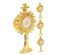 Homoyoyo 4pcs Zinc Alloy Catholic Lapel Pin for Boys and Religious Brooches for First Communion Versatile Dress Accessories for Celebrations and Ceremonies