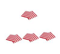 Homoyoyo 4sets Bright Pattern Disposable Napkins 33x33cm Birthday Party Supplies Paper Napkins Bulk No Laundry Save Water 20pcs*4 Random Color