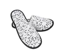 Homoyoyo 5 Pairs Non Slip Folding Indoor Slippers for Hotel and Home Use Breathable Lightweight Summer Guest Slippers with Soles Portable and Comfortable for Travel and Family Visitors