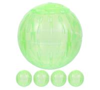 Homoyoyo 5 Pcs Hamster Ball Plastic Sport Hamster Running Exercise Ball Fitness Wheels Small Animal Toys For Dwarf
