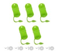 Homoyoyo 5 Sets Parrot Cuttlefish Skeleton Rack Bird Cage Accessories Food Feeding Supplies Standing Perch Holder for Birds with Fruit and Vegetable Holder