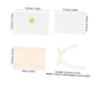 Homoyoyo 5 Sets Wedding Invitations with Envelopes DIY Lace Butterfly Cards for Engagement Anniversary Formal Party Resilient Paper Keepsake Stationery Elegant Ribbon Tie Design