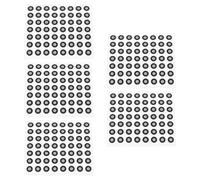 Homoyoyo 5 Sheets Reflective Scanning Markers for Precise Optical Tracking High Accuracy Scanning Dots for Reverse Engineering and Model Reconstruction Handheld Design for Various