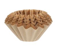 Homoyoyo 50 pcs Coffee Filter Paper Cups Large Corrugated Espresso Powder Filter Cups Coffee Machine Basket for Home Office
