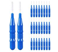 Homoyoyo 50 Pcs Oral Care Tool Interdental Cleaning Brush 2.5Mm Blue Tooth Floss Picks for Teeth Gap Cleaning and Dental Hygiene
