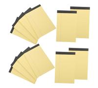 Homoyoyo 50 Sheets Yellow Legal Pads Lightweight Note Pads with Easy Tearable Pages Ruled Writing for Home Office School and Business Use Compact Portable Bulk
