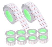 Homoyoyo 5000pcs Price Tag Machine Labels Single Row Market Price Stickers for Retail Store Garage Tags Cost Marker Paper for Pricing and Product Identification