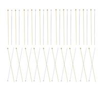 Homoyoyo 500pcs Stainless Steel Ball Head Pins Set for DIY Jewelry Making, Metal Headpins for Earring Crafts, Silver and Gold Tone Jewelry Supplies for Handmade Accessories