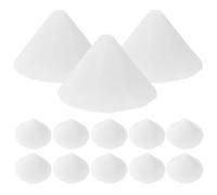 Homoyoyo 50pcs Ceramic Pottery Kiln Nail Cone Shape Aluminium Oxide White Refractory Support Nails Colour Not Easy to Fade Hold Multiple Ceramic Works for Making and Pottery Crafts