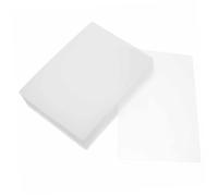 Homoyoyo 50pcs Clear Matte Binding Covers PVC Plastic Sleeves Reusable Transparent Sheet Protectors for Reports and Proposals Easy Installation Smudge Resistant Office Document Protectors