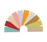 Homoyoyo 50Pcs Double Sided Pearlescent Paper Metallic Shimmer Cardstock for Crafting Greeting Cards Brochures and High-end Prints Multi-use Color Paper