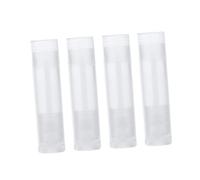 Homoyoyo 50pcs Empty Lip Balm Tubes Lipstick Tube Caps Container Lip Gloss Diy Kit for Balm Squeeze