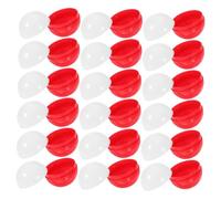 Homoyoyo 50Pcs Fillable Plastic Gumballs Capsules Round Containers for Vending Machines Party Bag Fillers and Candy Storage Display Classic Red and White Design